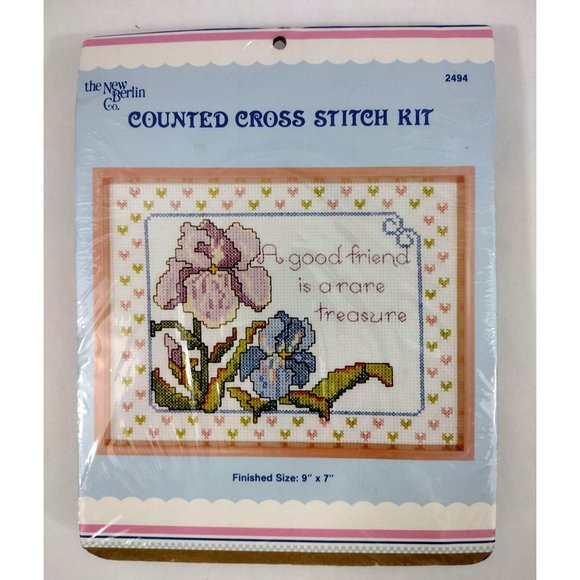 2 counted cross stitch kits - Friends Sentimentals Good Friend Rare Treasure - Picture 3 of 12